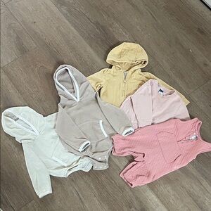 Assorted Baby Hoodies and Rompers
